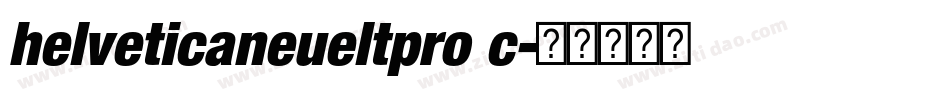 helveticaneueltpro c字体转换